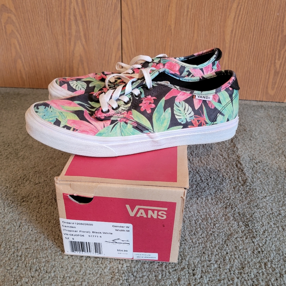 Floral vans